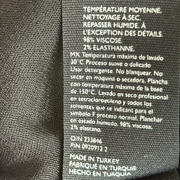 COS Black Dress Size 10 - Picture 9 of 10